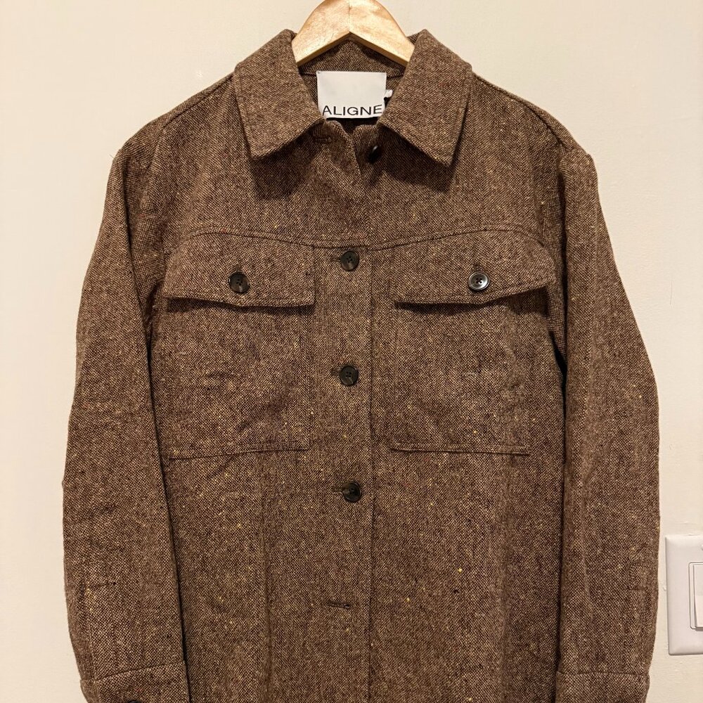ALIGNE Charlie Wool Blend Shacket